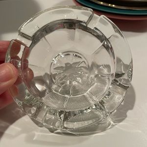 Vintage Crystal Ashtray